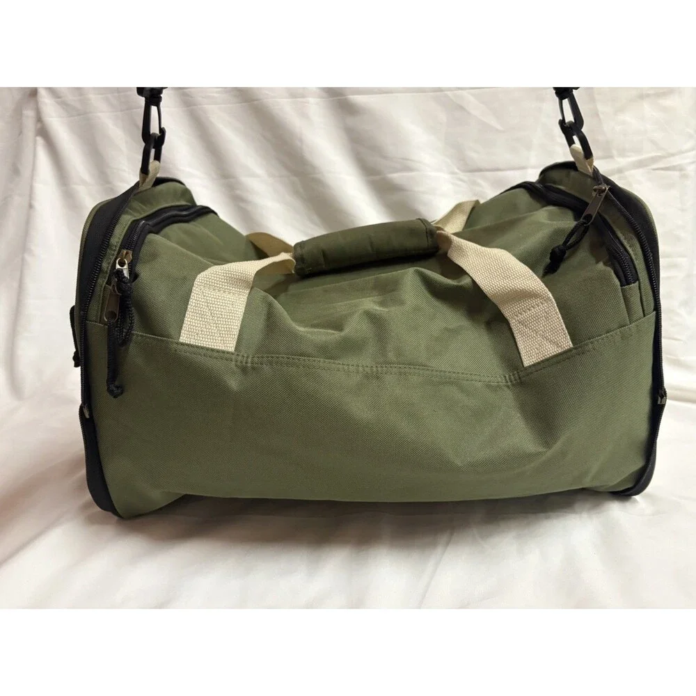 Adventures By Disney Duffle Bag Collapsible Olive Green 19X11X9